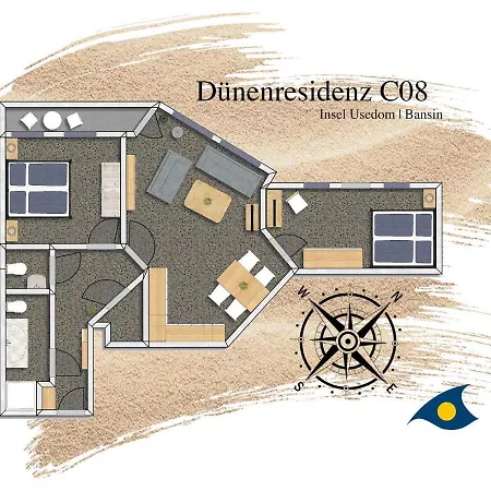 Apartmán Duenen-residenz C 08 *